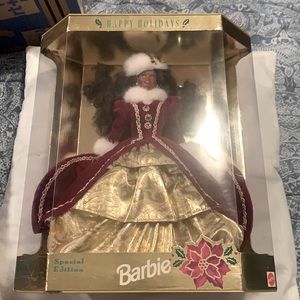 African American Barbie holiday special edition